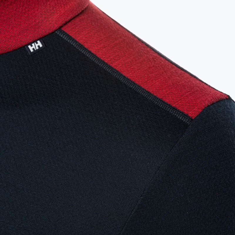 Uomo Helly Hansen Lifa Merino Midweight 1/2 Zip termica a maniche lunghe navy 3