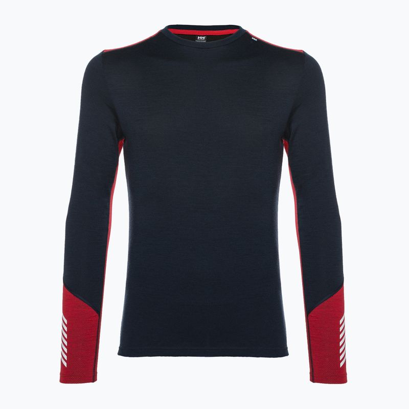 Maglia termica da uomo Helly Hansen Lifa Merino Midweight Crew navy/598