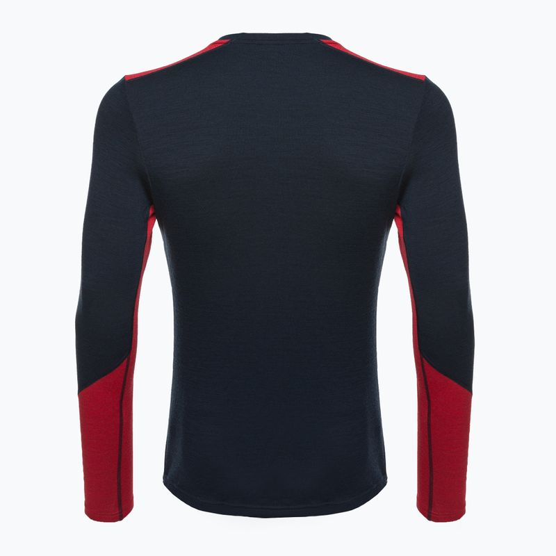 Maglia termica da uomo Helly Hansen Lifa Merino Midweight Crew navy/598 2