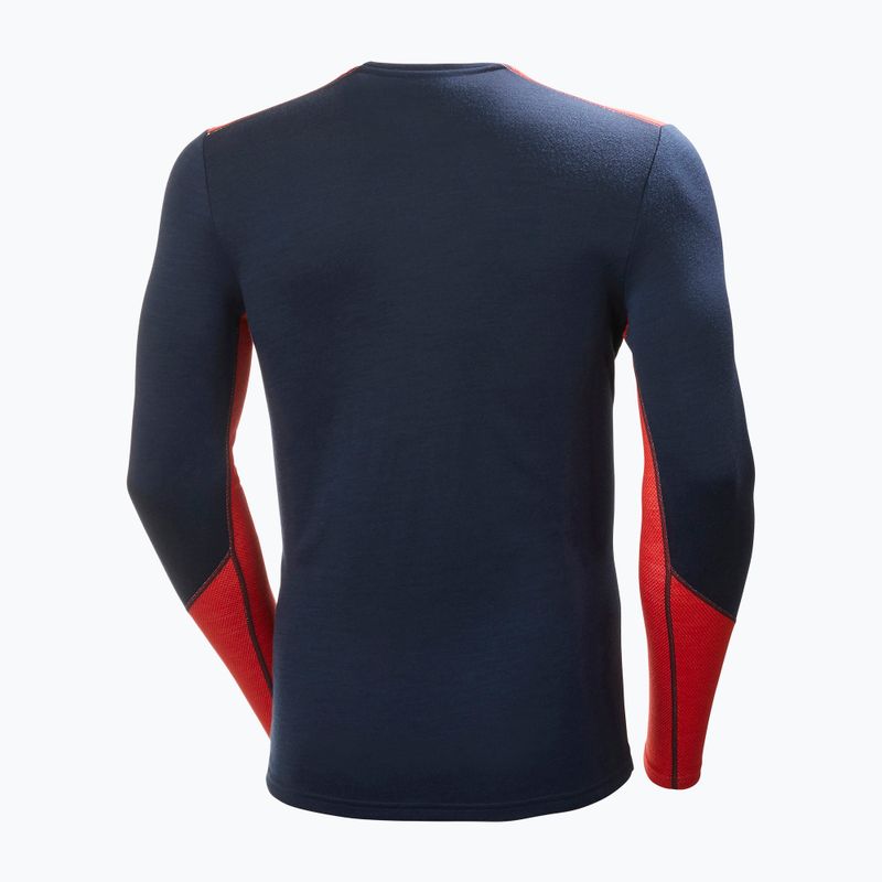 Maglia termica da uomo Helly Hansen Lifa Merino Midweight Crew navy/598 6