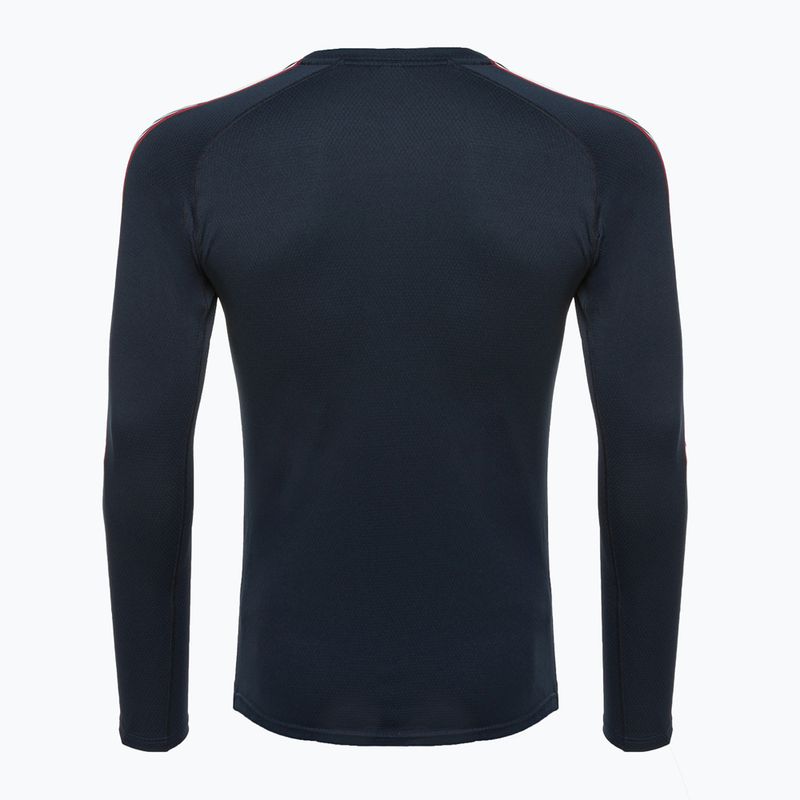 Helly Hansen Lifa Active Stripe Crew termico a maniche lunghe da uomo, navy 6