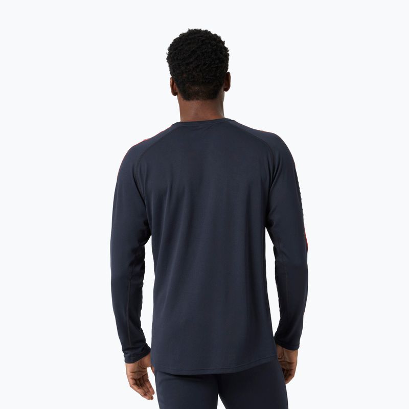 Helly Hansen Lifa Active Stripe Crew termico a maniche lunghe da uomo, navy 2