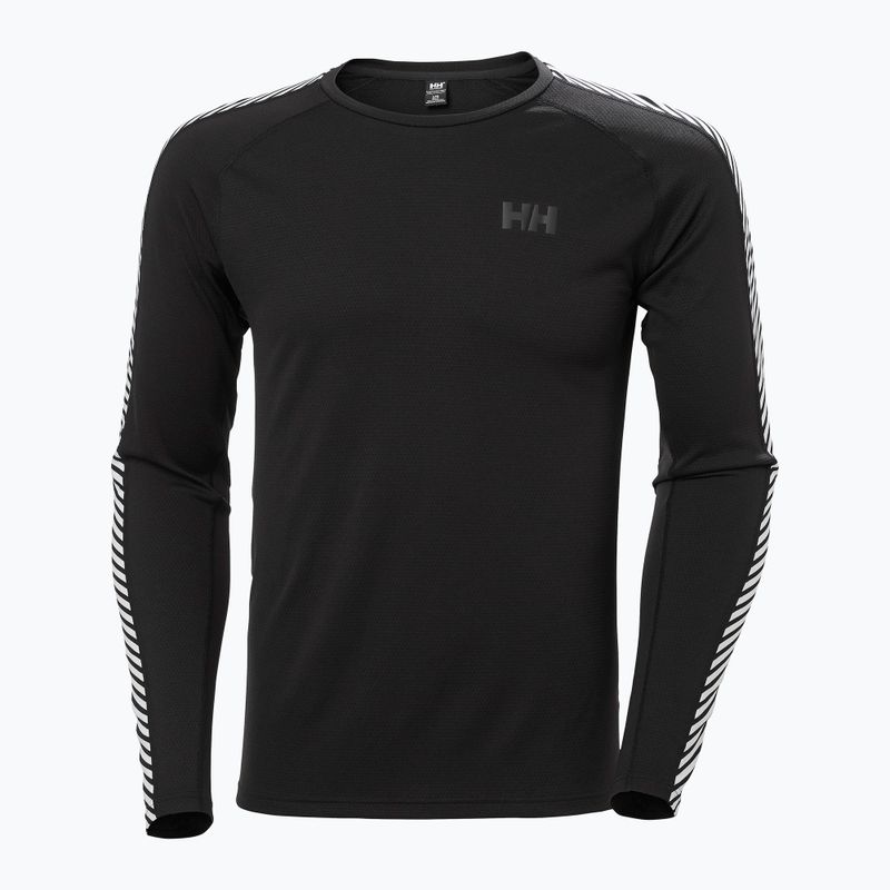 Uomo Helly Hansen Lifa Active Stripe Crew termico a maniche lunghe nero 4
