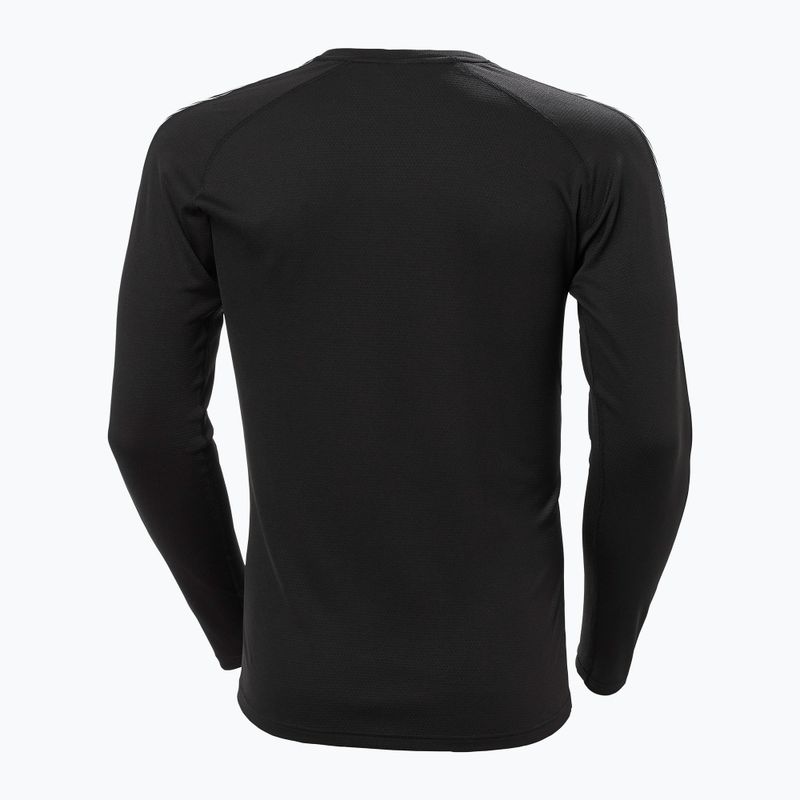 Uomo Helly Hansen Lifa Active Stripe Crew termico a maniche lunghe nero 5