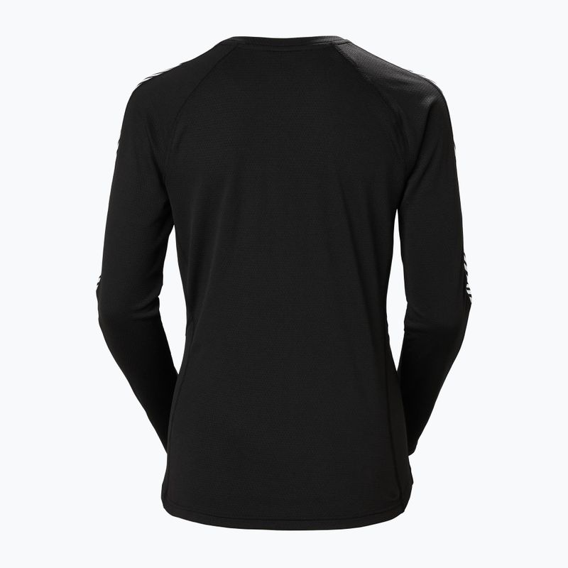 Maglia termica da donna Helly Hansen Lifa Active Stripe Crew black 2