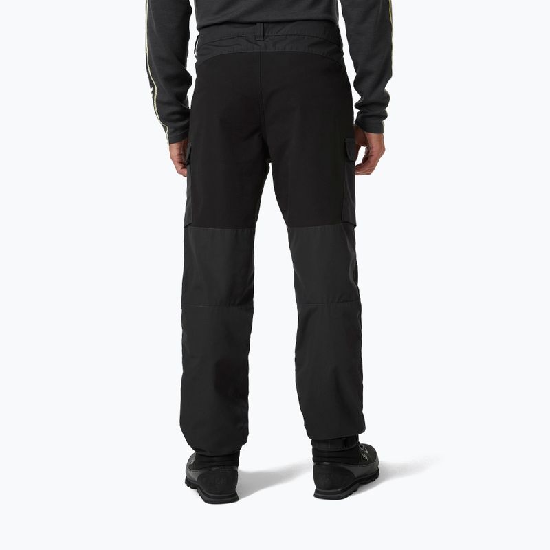 Pantaloni da trekking Helly Hansen da uomo Vandre Tur ebano 2