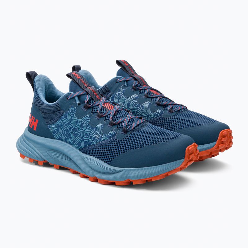 Scarpe da corsa Helly Hansen Featherswift Tr deep steel/patrol orange da uomo 4