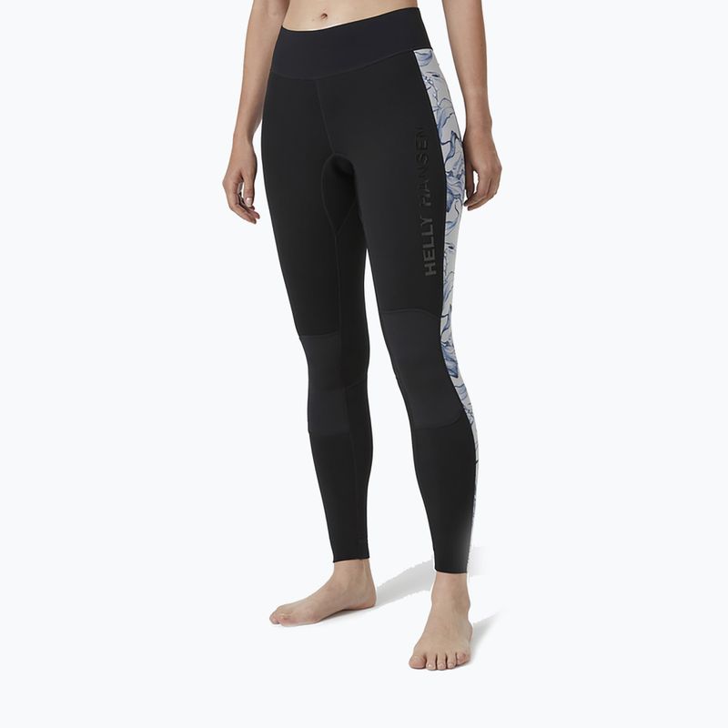 Leggings in neoprene da donna Helly Hansen Waterwear nero