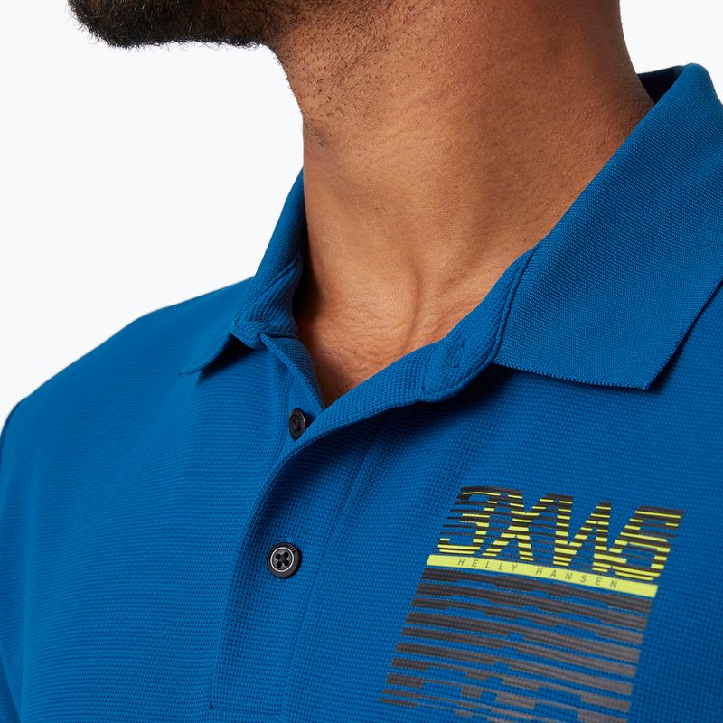 Camicia da trekking da uomo Helly Hansen Hp Racing Polo deep fjord 3