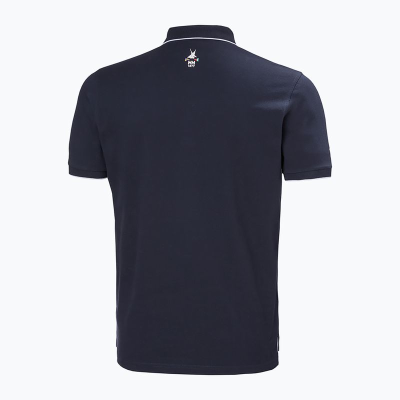 Camicia da trekking da uomo Helly Hansen Skagerrak Polo navy 7