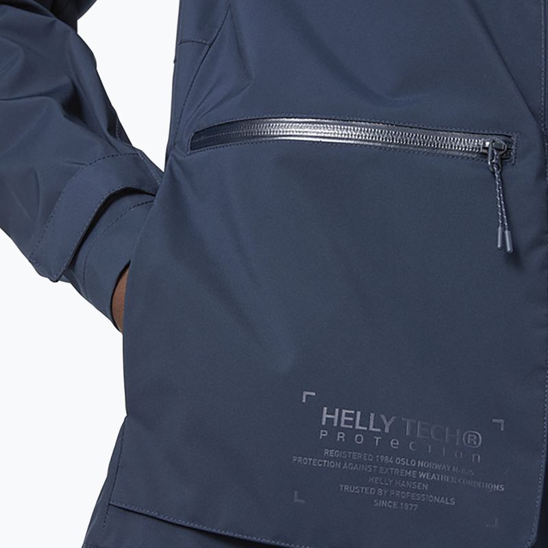 Giacca antipioggia con cappuccio Helly Hansen Move Uomo navy 5