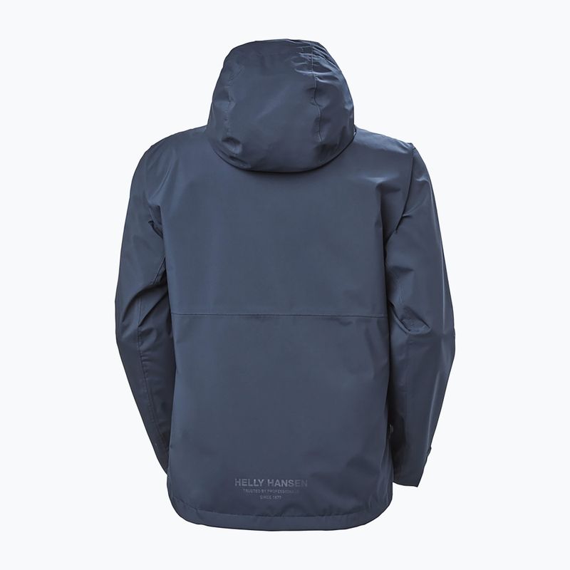 Giacca antipioggia con cappuccio Helly Hansen Move Uomo navy 8