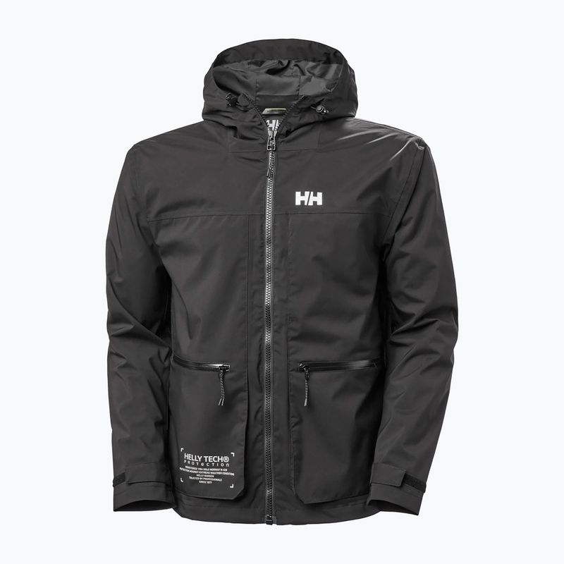 Giacca da pioggia con cappuccio Helly Hansen Move da uomo, nero 9