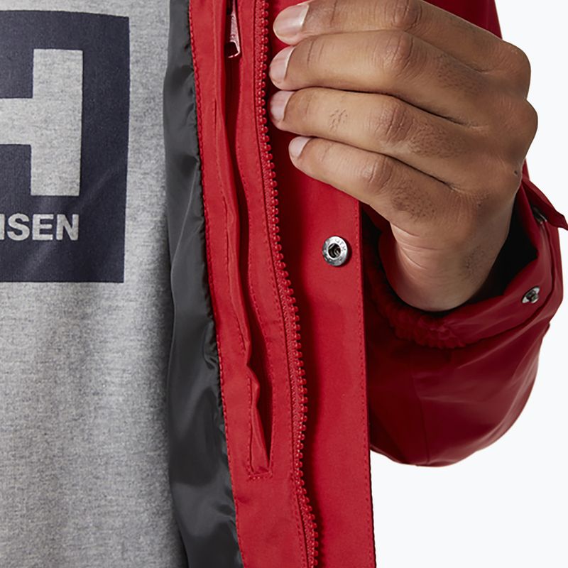 Giacca da pioggia Helly Hansen Dubliner da uomo, rosso 3