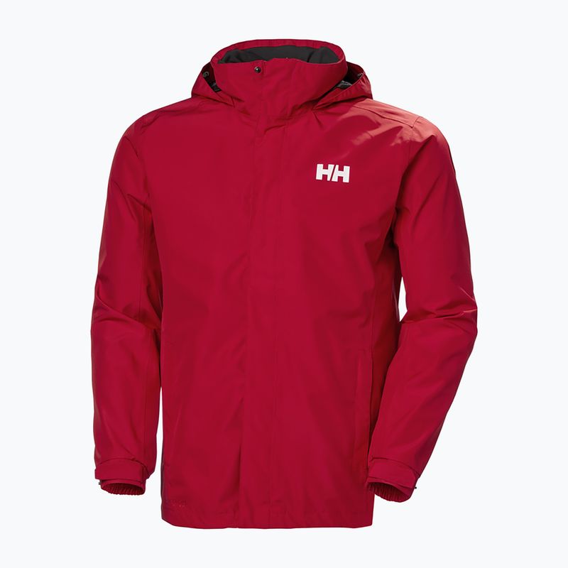 Giacca da pioggia Helly Hansen Dubliner da uomo, rosso 6