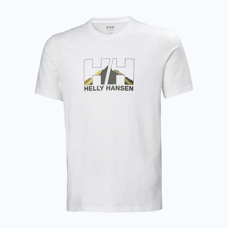 T-shirt trekking uomo Helly Hansen Nord Graphic bianco 4