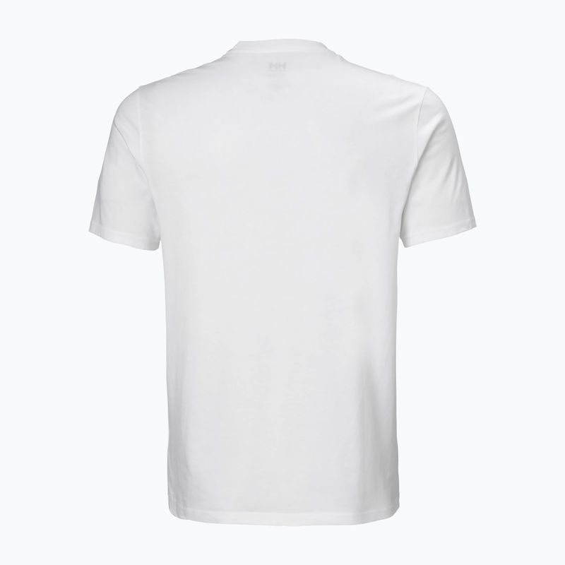 T-shirt trekking uomo Helly Hansen Nord Graphic bianco 5