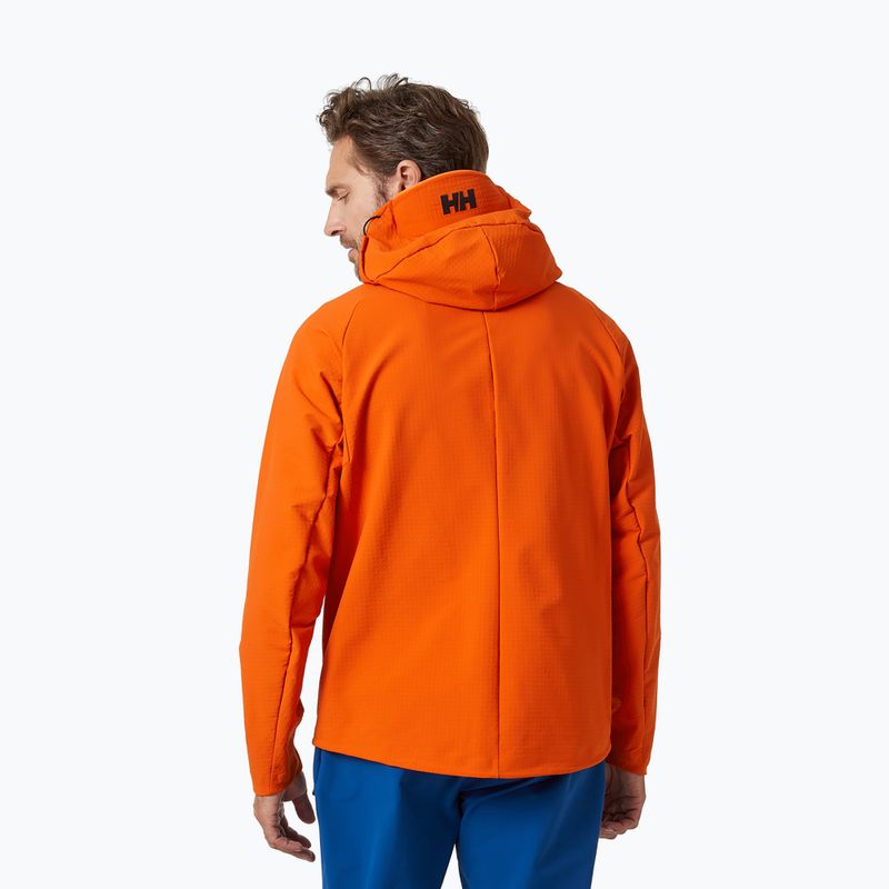 Giacca softshell da uomo Helly Hansen Odin Pro Shield patrol arancione 2