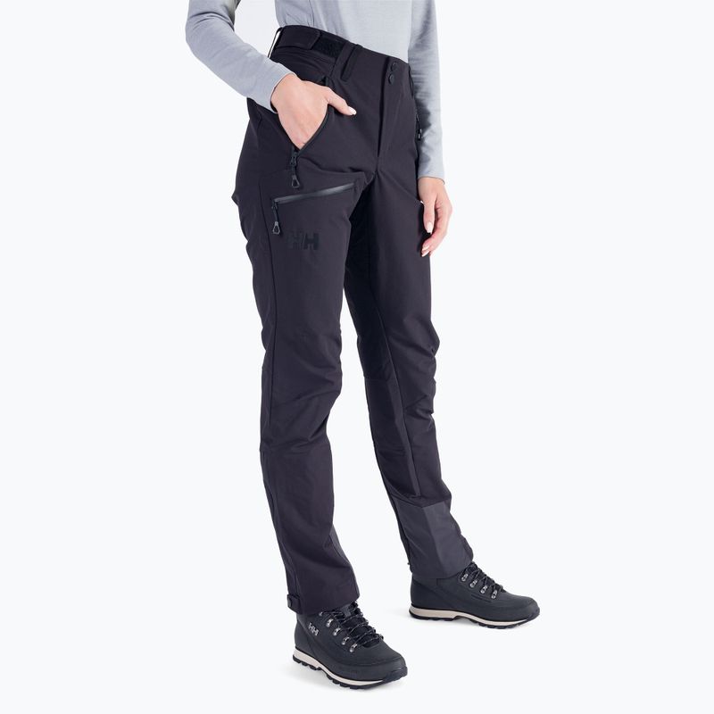 Pantaloni softshell Helly Hansen da donna Odin Muninn 2.0 nero 2