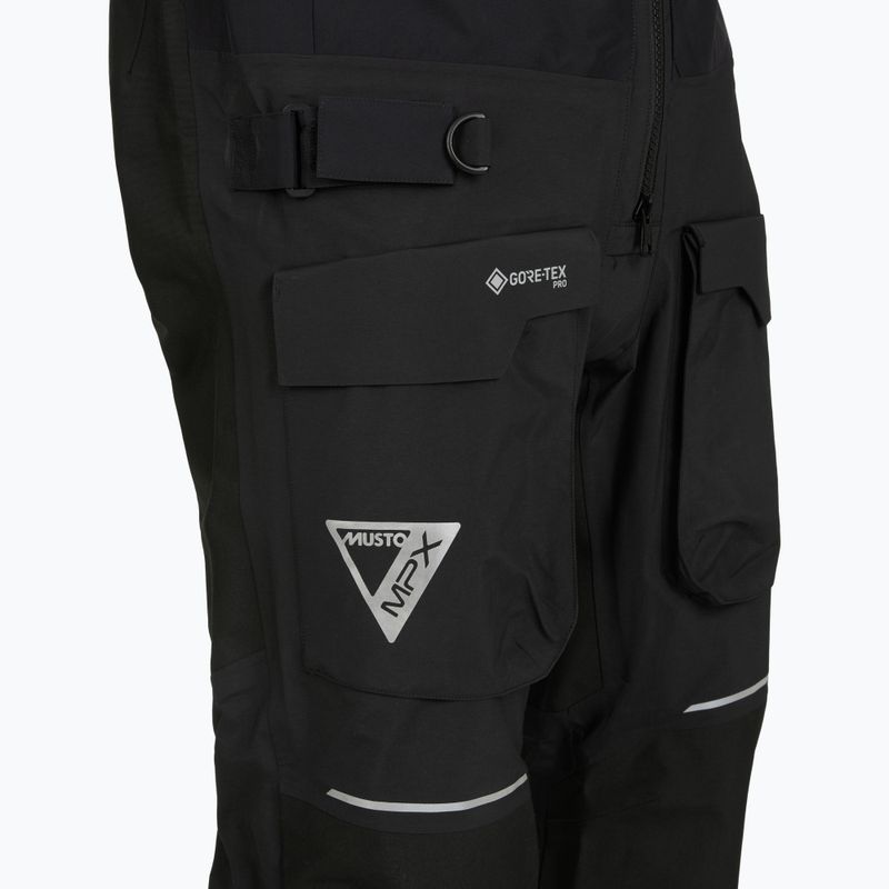 Pantaloni da vela Musto MPX Gore-Tex Pro Offshore 2.0 da uomo, nero 4