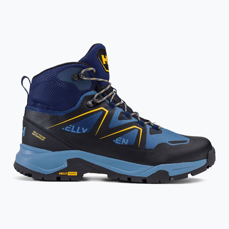 Stivali da trekking da uomo Helly Hansen Cascade Mid HT blu nebbia/phantom 2