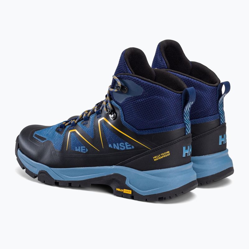 Stivali da trekking da uomo Helly Hansen Cascade Mid HT blu nebbia/phantom 3