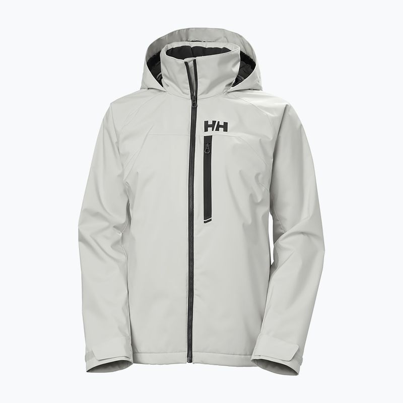 Giacca da vela donna Helly Hansen Hp Racing Lifaloft con cappuccio grigio scuro 7