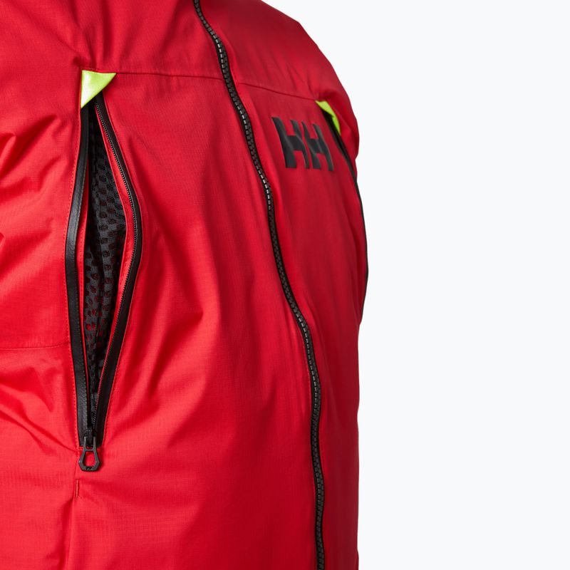 Helly Hansen Aegir H2Flow Midlayer giacca da vela allarme rosso 3