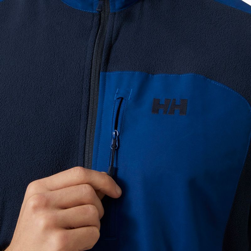 Felpa da trekking Helly Hansen Daybreaker Block uomo navy 3