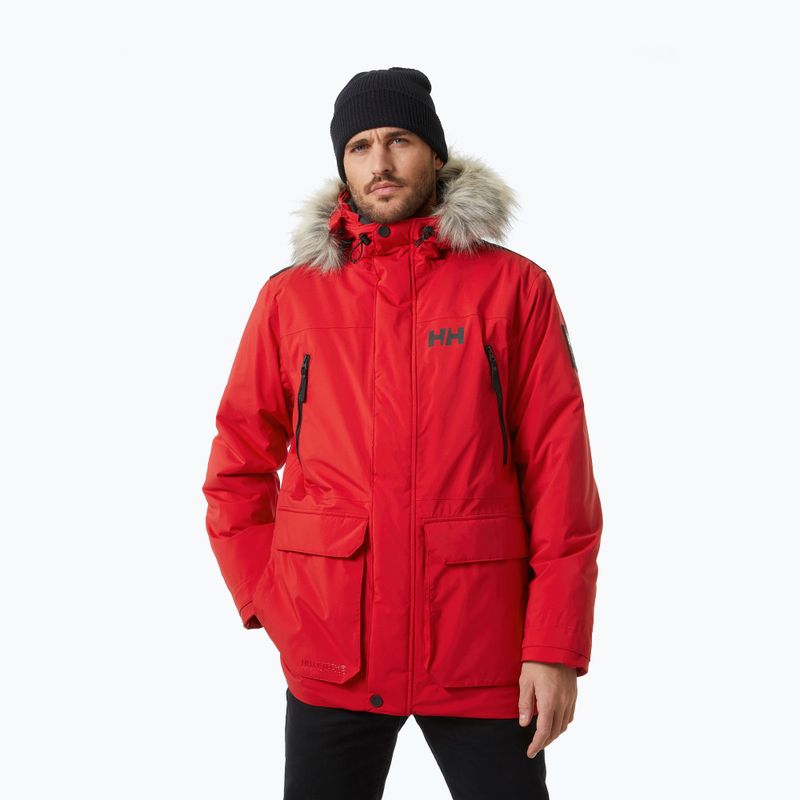 Giacca invernale da uomo Helly Hansen Reine Parka rosso