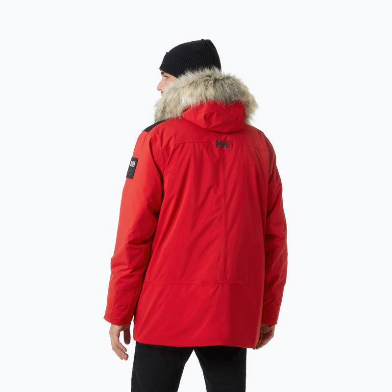 Giacca invernale da uomo Helly Hansen Reine Parka rosso 2