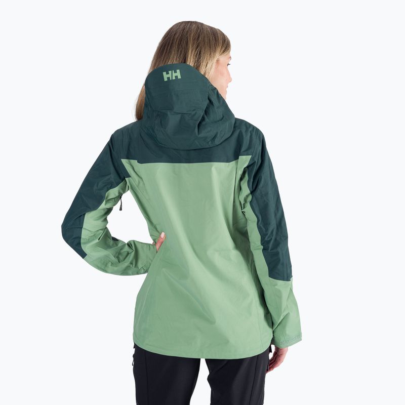 Giacca da pioggia Helly Hansen da donna Verglas 3L Shell jade 2.0 3