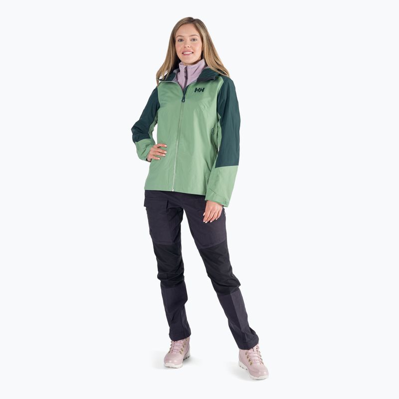 Giacca da pioggia Helly Hansen da donna Verglas 3L Shell jade 2.0 7