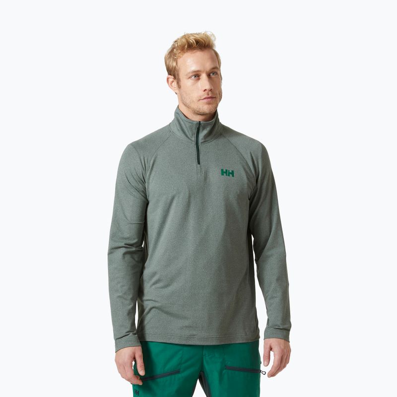 Felpa trekking da uomo Helly Hansen Verglas 1/2 Zip abete scuro