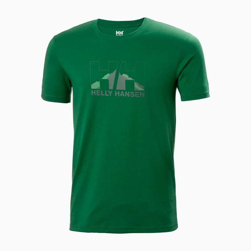 Camicia da trekking Helly Hansen Nord Graphic malachite da uomo 4