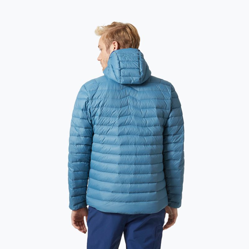 Uomo Helly Hansen Verglas Piumino isolante con cappuccio blu nebbia 2