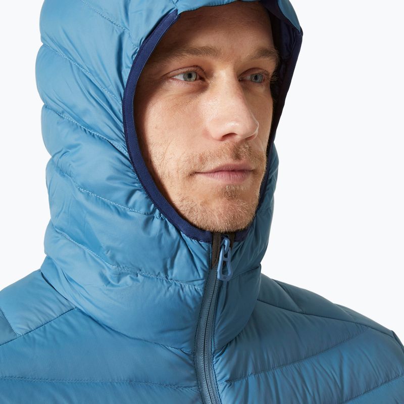 Uomo Helly Hansen Verglas Piumino isolante con cappuccio blu nebbia 4