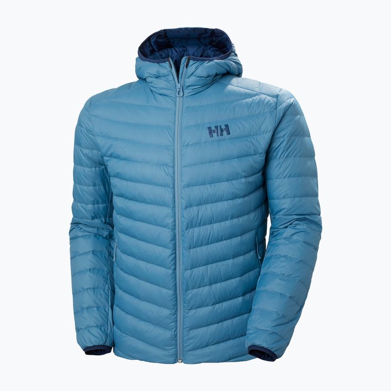 Uomo Helly Hansen Verglas Piumino isolante con cappuccio blu nebbia 5