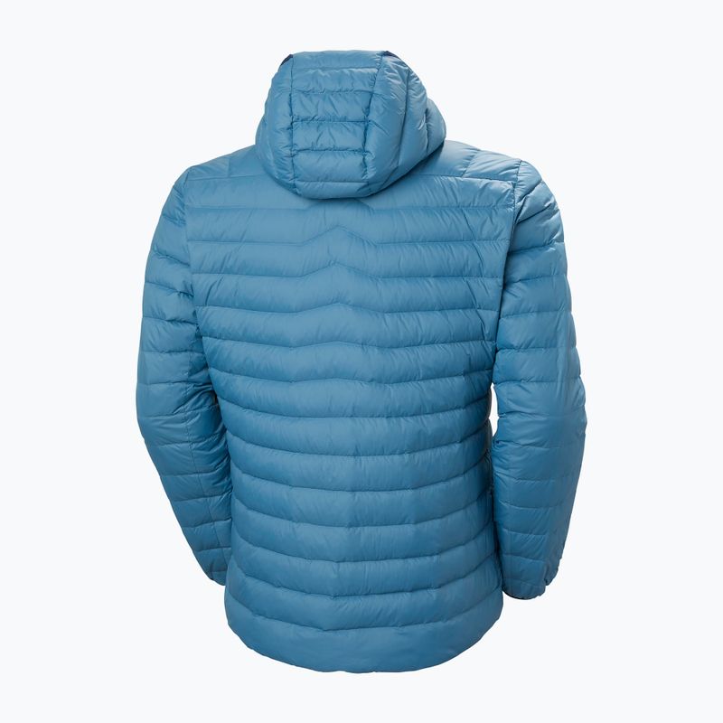 Uomo Helly Hansen Verglas Piumino isolante con cappuccio blu nebbia 6