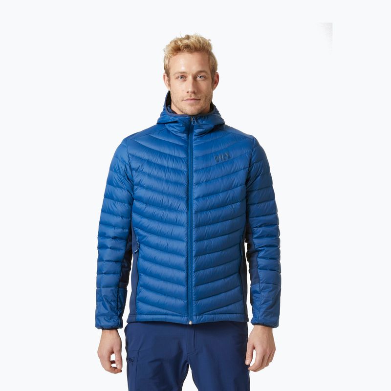 Giacca uomo Helly Hansen Verglas Hooded Down Hybrid Ins deep fjord