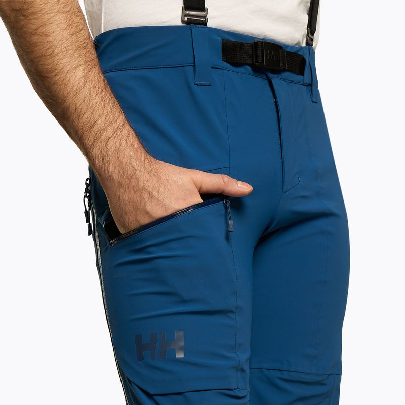 Pantaloni da sci Helly Hansen da uomo Verglas Bc deep fjord 4