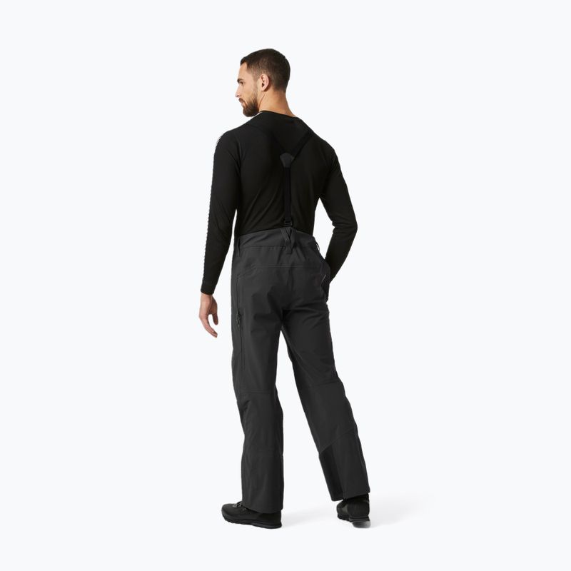 Pantaloni da sci Helly Hansen da uomo Verglas Bc ebano 2