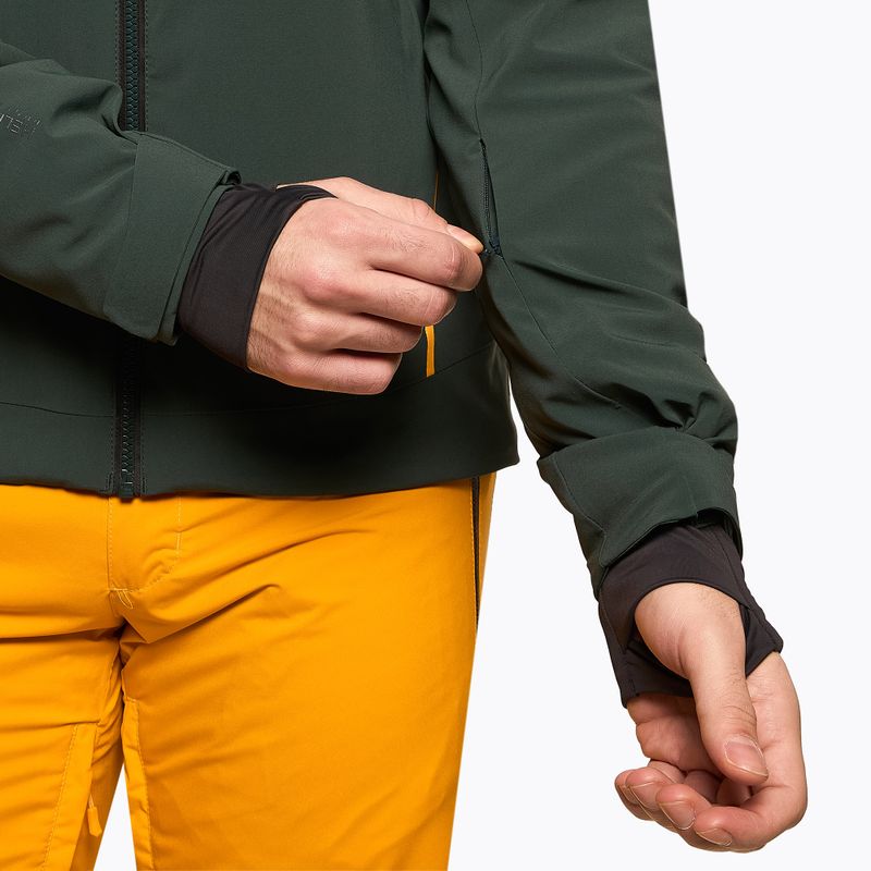 Giacca da sci da uomo Helly Hansen Alpha 3.0 abete scuro 5