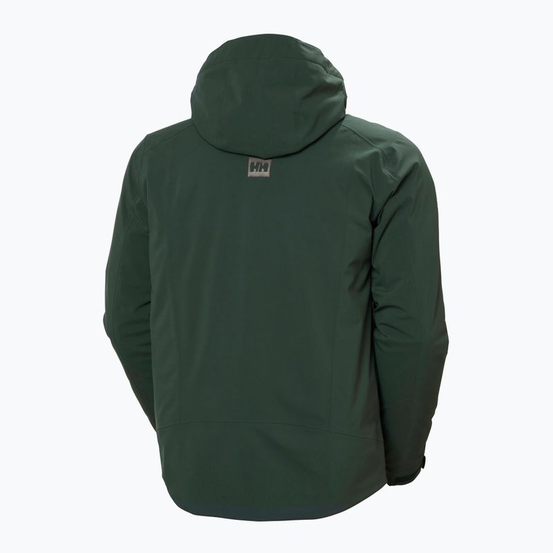 Giacca da sci da uomo Helly Hansen Alpha 3.0 abete scuro 7