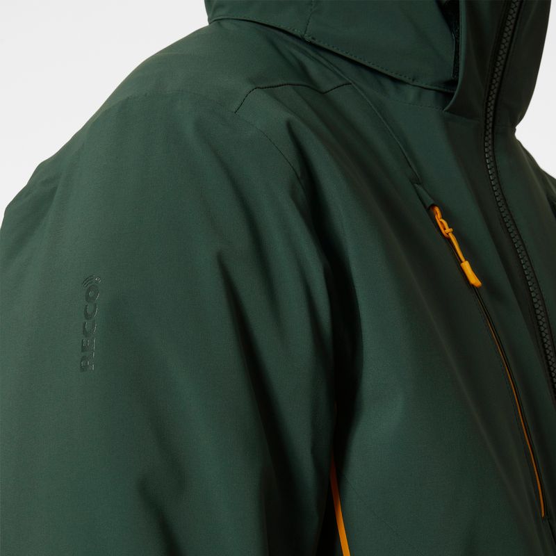 Giacca da sci da uomo Helly Hansen Alpha 3.0 abete scuro 8