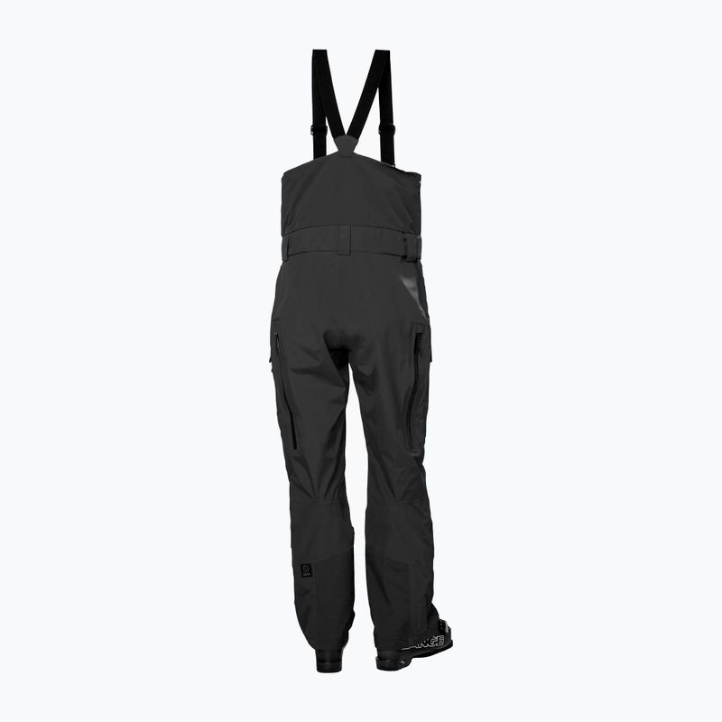 Pantaloni da sci da uomo Helly Hansen Sogn Bib Shell black 6