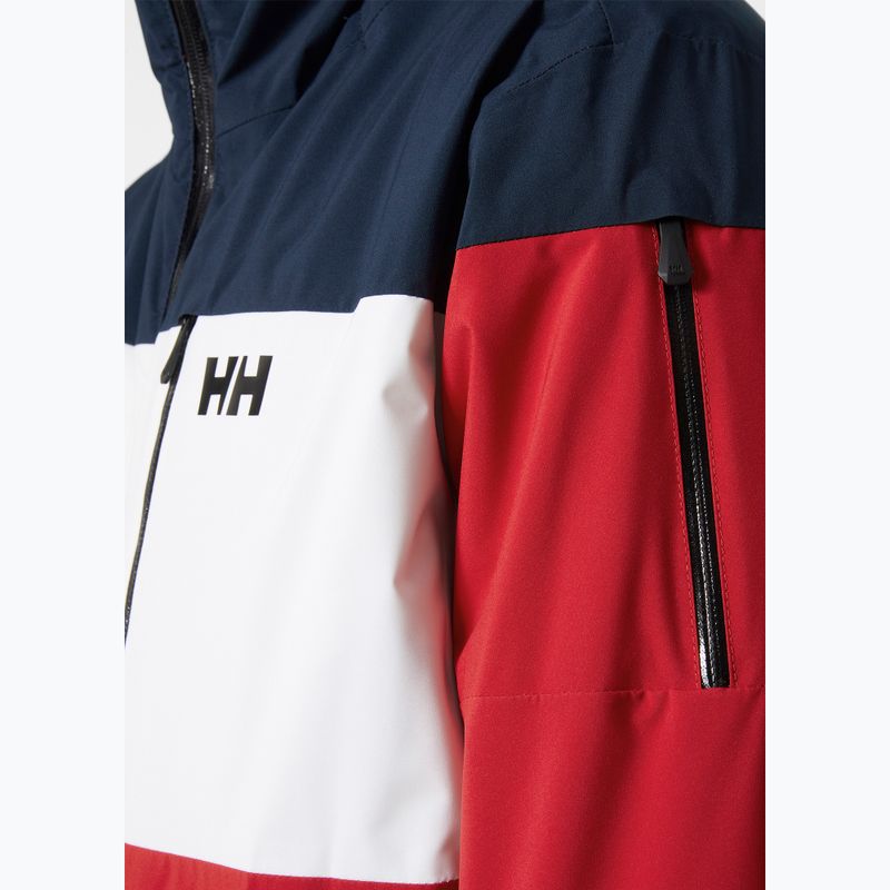 Giacca da sci da uomo Helly Hansen Gravity rosso 4