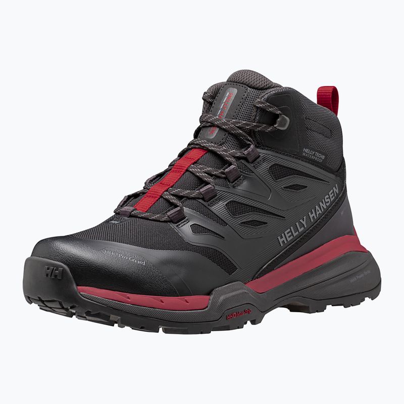 Stivali da trekking da uomo Helly Hansen Traverse HT nero/rosso 13