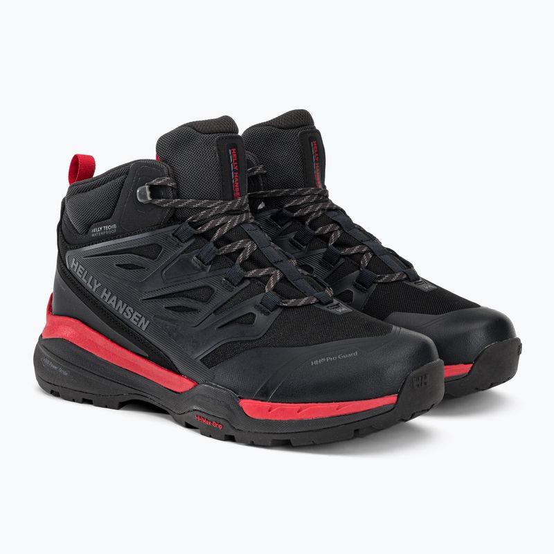 Stivali da trekking da uomo Helly Hansen Traverse HT nero/rosso 4