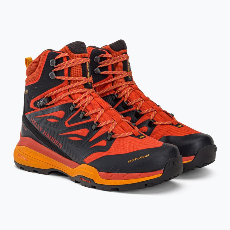 Stivali da trekking da uomo Helly Hansen Traverse HT Boot pattuglia arancione/nero 4